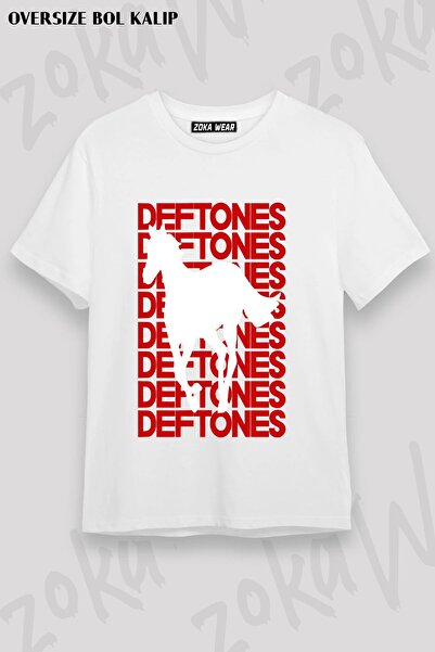 ZOKAWEAR Μπλουζάκι Unisex Loose Fit Deftones v24 με στάμπα