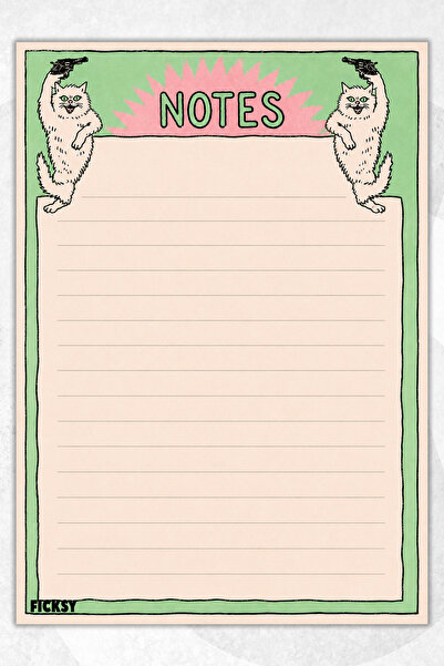 Ficksy A5 Notepad Lined Notebook - 50 Sheets - Memopad - Notepad - Notepad - ...