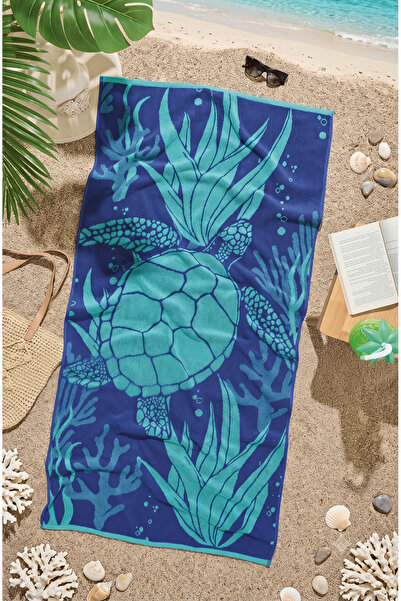 Özdilek Ocean Turtle Beach Towel 70X150 cm