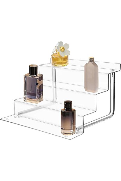 Arabest Acrylic Riser Display Stand,4-Tier Organizer,Clear,12 inch x 2.4 inch...