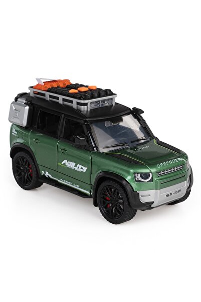 Vardem Kutulu Sürtmeli Işıklı Müzikli Off-Road Lüks Araba - Yeşil