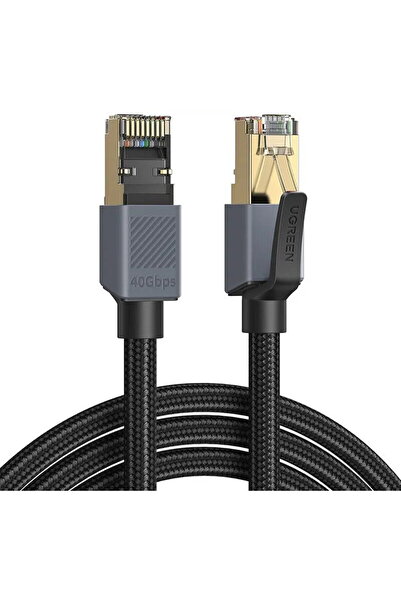 Ugreen Cablu Ethernet Cat8 RJ45, 5m, F/FTP, Negru