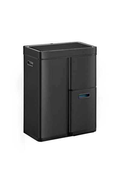 EKO Coș de gunoi cu senzor, EKO, Mirage Plus, 30+15+15 L, 3 compartimente, negru