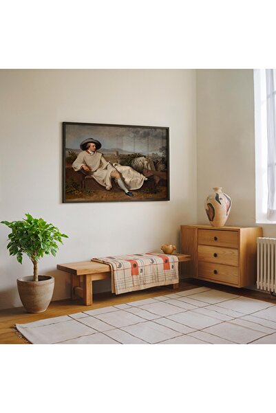 Pegziz Johann Heinrich Wilhelm Tischbein Goethe Slika na selu Rima | Uramljen...