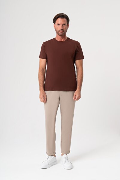 Velvarde Brown Short Sleeve T-Shirt