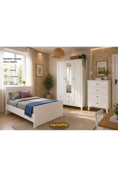 VENATTO madrid life genç odası (%100mdf)