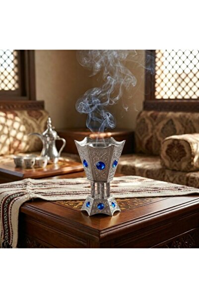 OKAE Electric Incense Burner Metal Bakhoor Burner Middle Eastern Style Tablet...