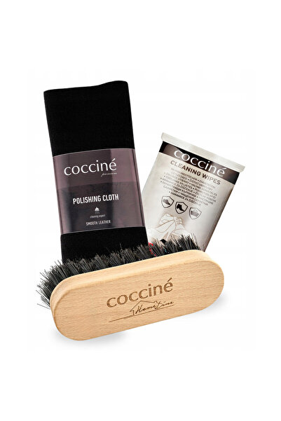 Coccine Set de curatare, Coccine, Perie pentru incaltaminte 3 in 1, 11,5 cm, ...