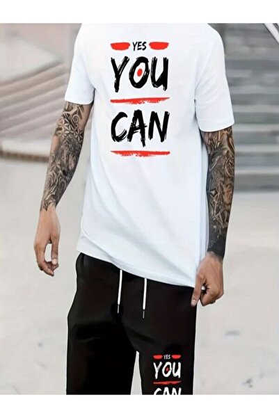 COZYWEAR Yes You Can Printed Oversize T-Shirt
