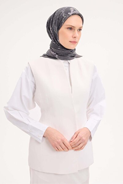 Silk Home وشاح تينسل مونار بنمط شال باللون الأخضر الداكن 90x90