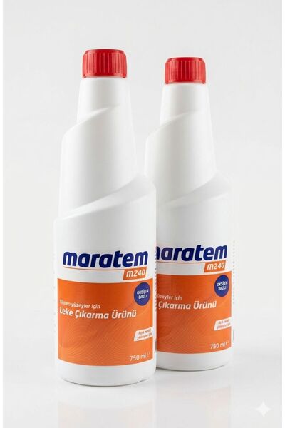 Maratem M240 Tekstil Yüzeyleri İçin Leke Çıkarma Ürünü 2 Adet 750 MLX2