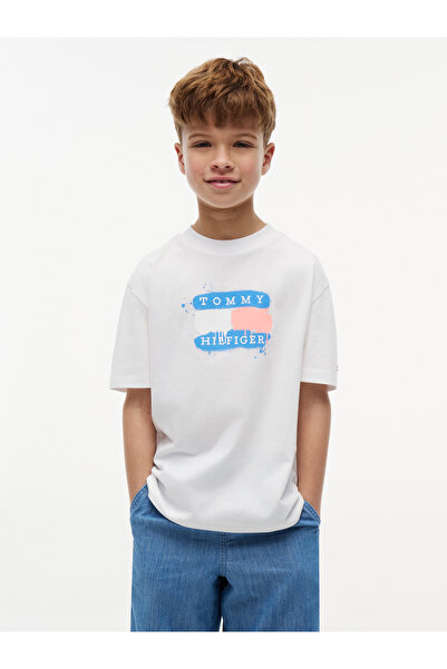 Tommy Hilfiger White Boys T-Shirts
