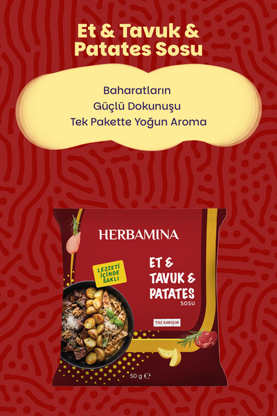 Herbamina Et & Tavuk & Patates Sosu 50 gr