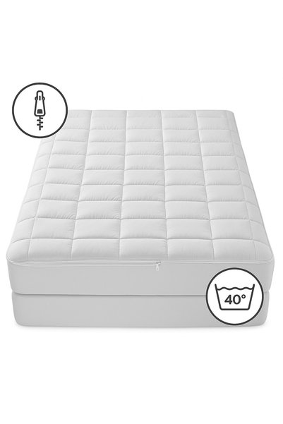 Cadar Husa de Protectie Matlasata Cu Fermoar, Lavabila la 40°C, 20 cm