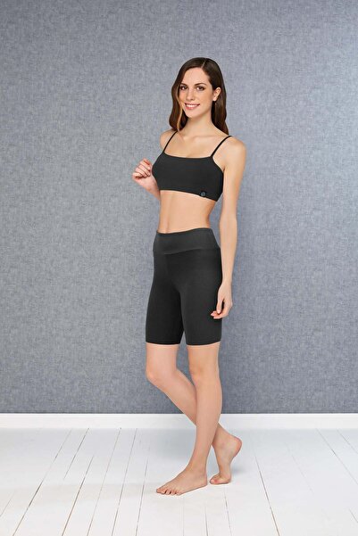 Doreanse Ženske sportske biciklističke leggins od 90% viskoze sa rebrastim st...
