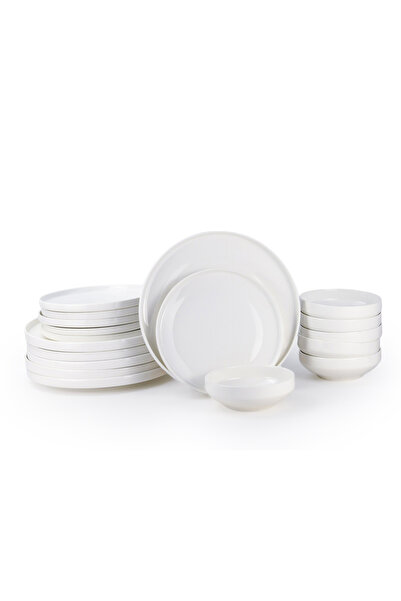 Cuisine Art By Styli LIAM 18-Pc Bone China Dinnerware Set
