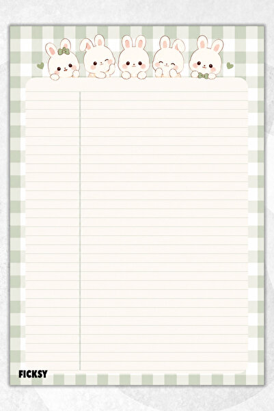 Ficksy A4 Notepad Unlined Notebook - 50 Sheets - Memopad - Notepad - Notepad ...