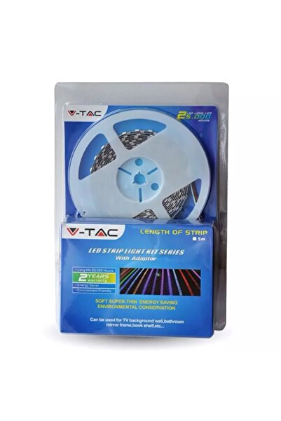 V-TAC Kit bandă LED RGB SMD5050 60 LED-uri/m IP65 5m