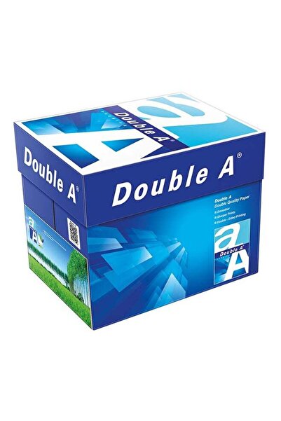 DOUBLE A Printer Copy Paper, Size A4, GSM 80, 500 Sheets (Bundle of 5)