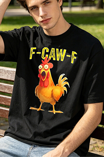 Fleck قمصان تي شيرت كاجوال للرجال بتصميم F Caw F Rooster قمصان مخصصة