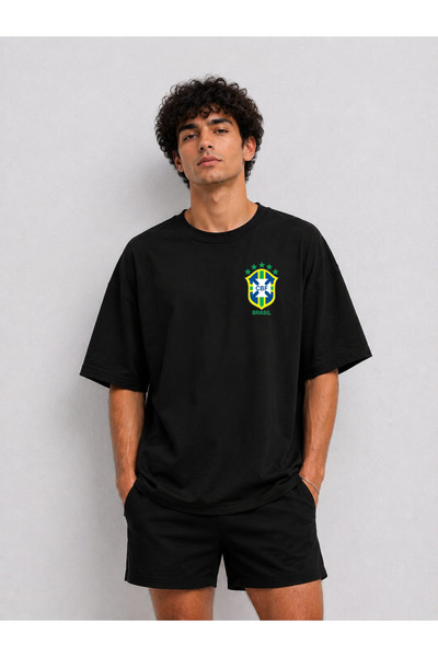 ZAVIXO Men's Oversize Basic T-Shirt Modern Casual Look