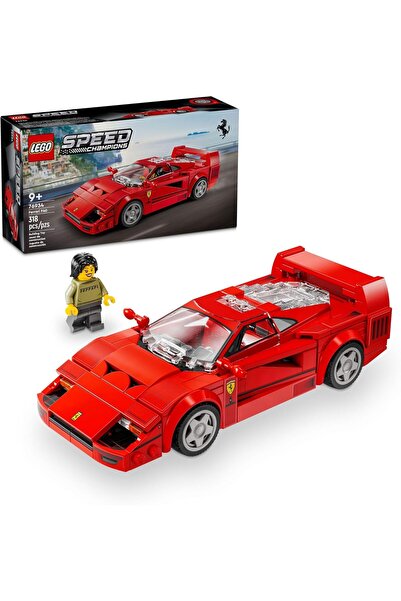 LEGO مجموعة بناء نموذج سيارة فيراري إف 40 سوبر كار من سلسلة سبيد تشامبيونز مع...