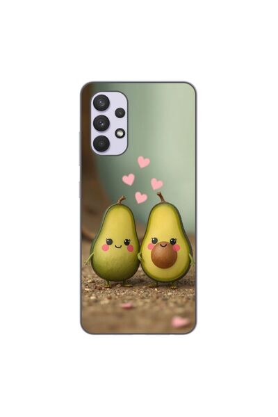 OEM Θήκη συμβατή με Samsung Galaxy A32 4G Σιλικόνης Gel TPU με σχέδιο Kawaii ...