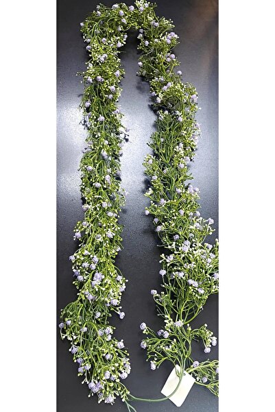 LUCIDIUSDECOR Ghirlandă cu Floarea Miresei Mov – 175cm