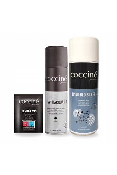 Coccine Set 3 in 1, Coccine, Impregnant pentru incaltaminte cu deodorant si s...