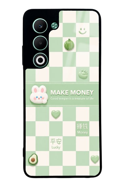 Spoyi Oppo A5 5g Green Make Money Design Glossy Phone Case