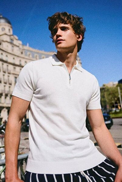 comstar Trend muške mode: bela polo majica