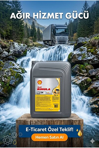 SHELL RİMULA R6 LM 10W/40 20 LİTRE JC Ağır Hizmet Motor Yağı DPF PARTİKÜL