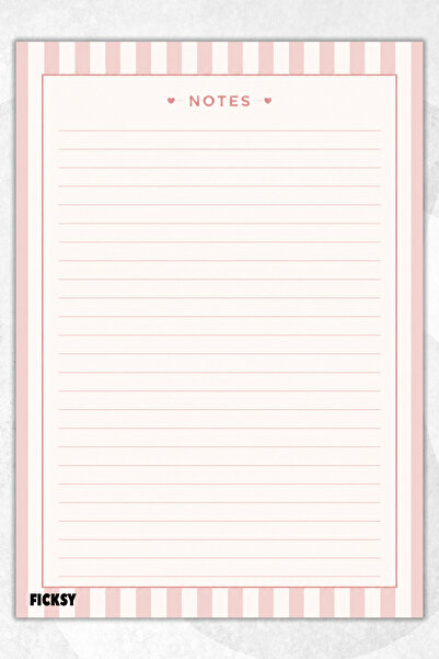 Ficksy A4 Notepad Unlined Notebook - 50 Sheets - Memopad - Notepad - Notepad ...