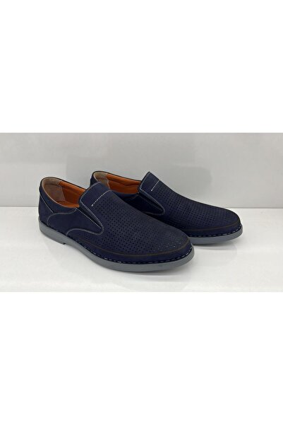 Tardelli 3734-3 Navy Blue Nubuck Leather Orthopedic Sole Men's Shoes