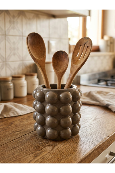 Be Candlous Bubble Countertop Upright Spoon Holder Organizer, Bubble Vase - B...