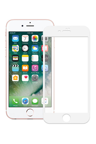 POWERTECH Tempered Glass 5D Full Glue για iPhone 8 Plus, λευκό