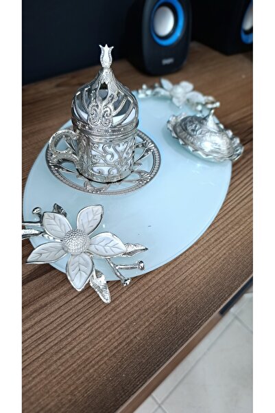 Söz nişan damat kahve tepsisi fincan ve lokumluk