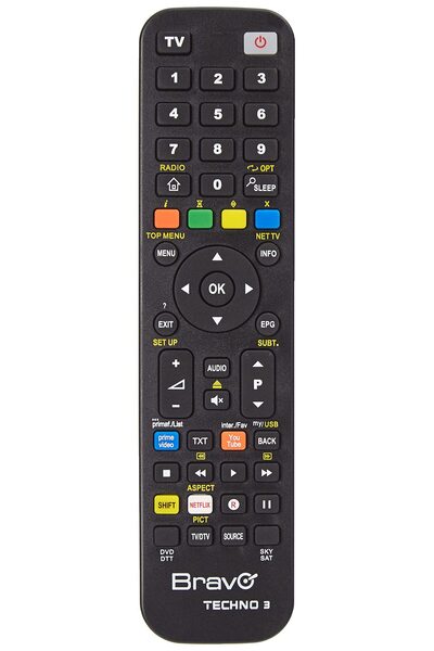 Bravo Telecomanda Universala, Techno 3, Compatibila DTT DVD Blu-Ray SAT TV VC...