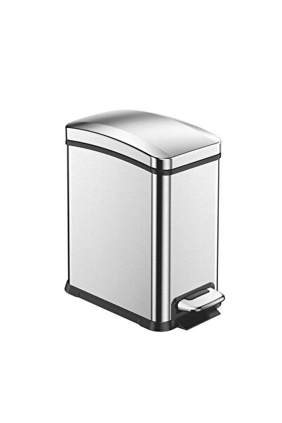 EKO Coș de gunoi cu pedală, EKO, New Rejoice, 8 litri, 1 compartiment, inox