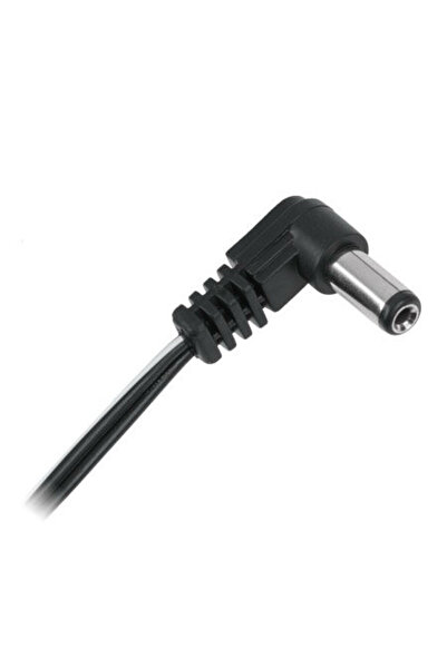 Lechpol Cablu de alimentare DC cu conector unghiular de 2.5x5.5 mm