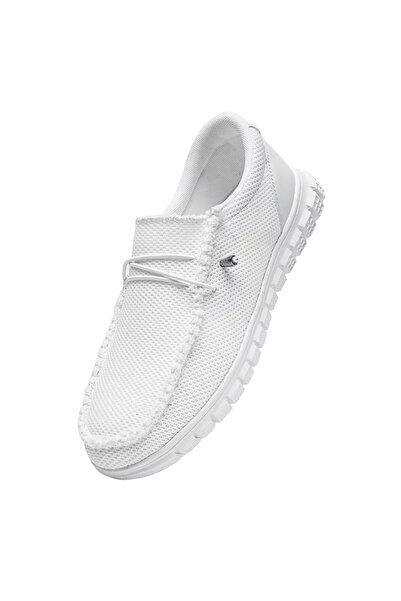 OEM Pantofi Sport Bărbați Mocasini din Plasă Confortabili Ușori Casual Albi 4...