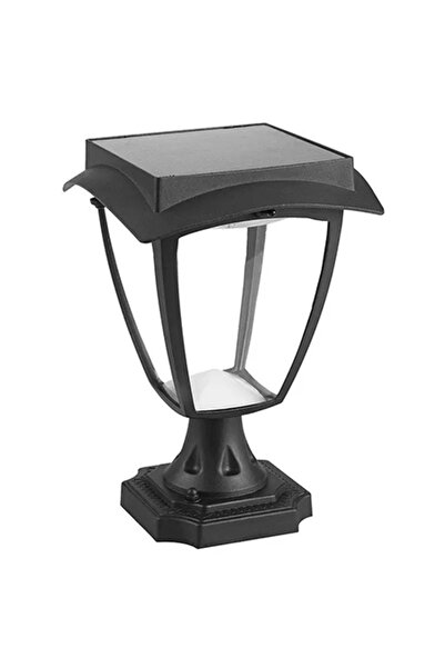 V-TAC Aplică solară LED de perete 2W 110lm IP65 3000K/6000K Negru mat