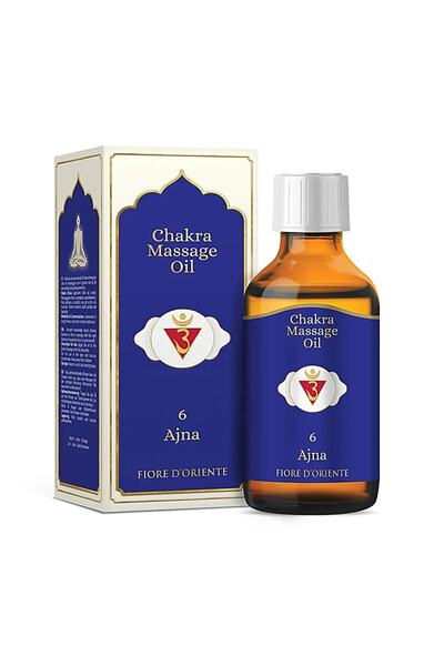 FIORE D'ORIENTE CHAKRA 6. AJNA | ULEI DE MASAJ 100 % PUR | 100 ml | FIORE D’O...