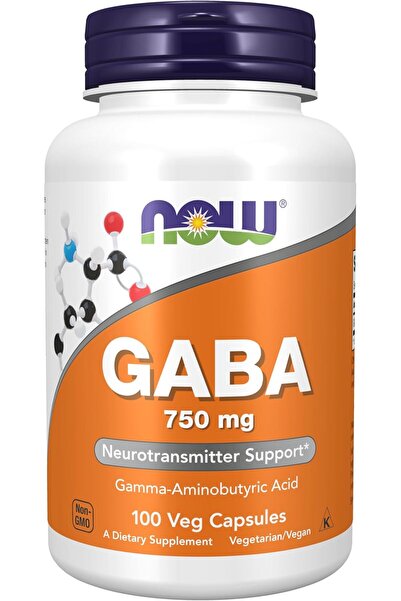 Now Foods Gaba 750 mg 100 Vegan Capsules Usa Menşeii DaphneLabs Güvencesiyle
