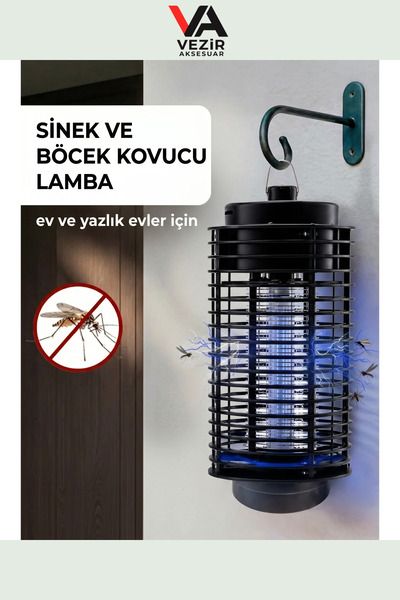 Vezir Aksesuar LED Işıklı Sinek Öldürücü 4W – Modern Tasarım, Güçlü Etki, Dör...