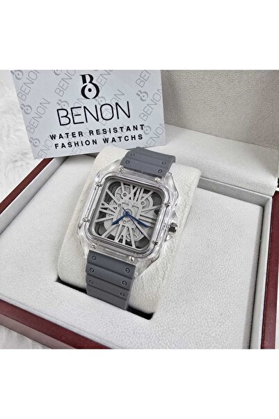 benon Benoyan Men's Watch with Gray Bracelet