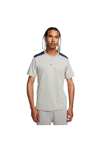 Nike Tricou sport bărbătesc cu mânecă scurtă, cu imprimeu Swoosh, XL