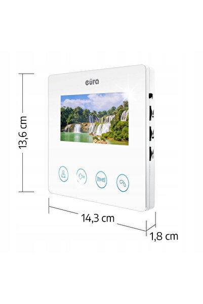 Euraka Videointerfon EURA VDP-52A3 "ATIRA" alb