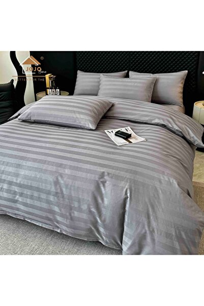 Lenjeria Pufoasa Lenjerie de Pat Damasc Deluxe Luxury 100% Bumbac Premium, 6 ...