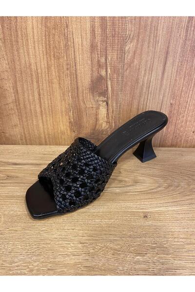 ÖZ MAÇAN SHOS HEELED SLIPPERS
